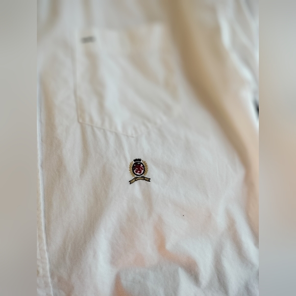 Vintage Tommy Hilfiger white button down. Size XL. - Picture 2 of 3